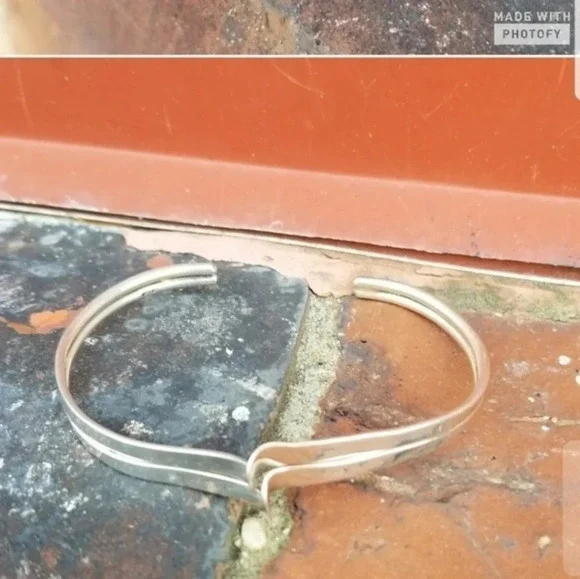Vintage sterling‎ Modernist bracelet